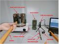 Nitinol bar setup